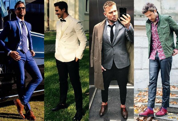 Мужские оксфорды - это элегантная обувь, знаменитости которой с удовольствием подойдут под официальные комплекты